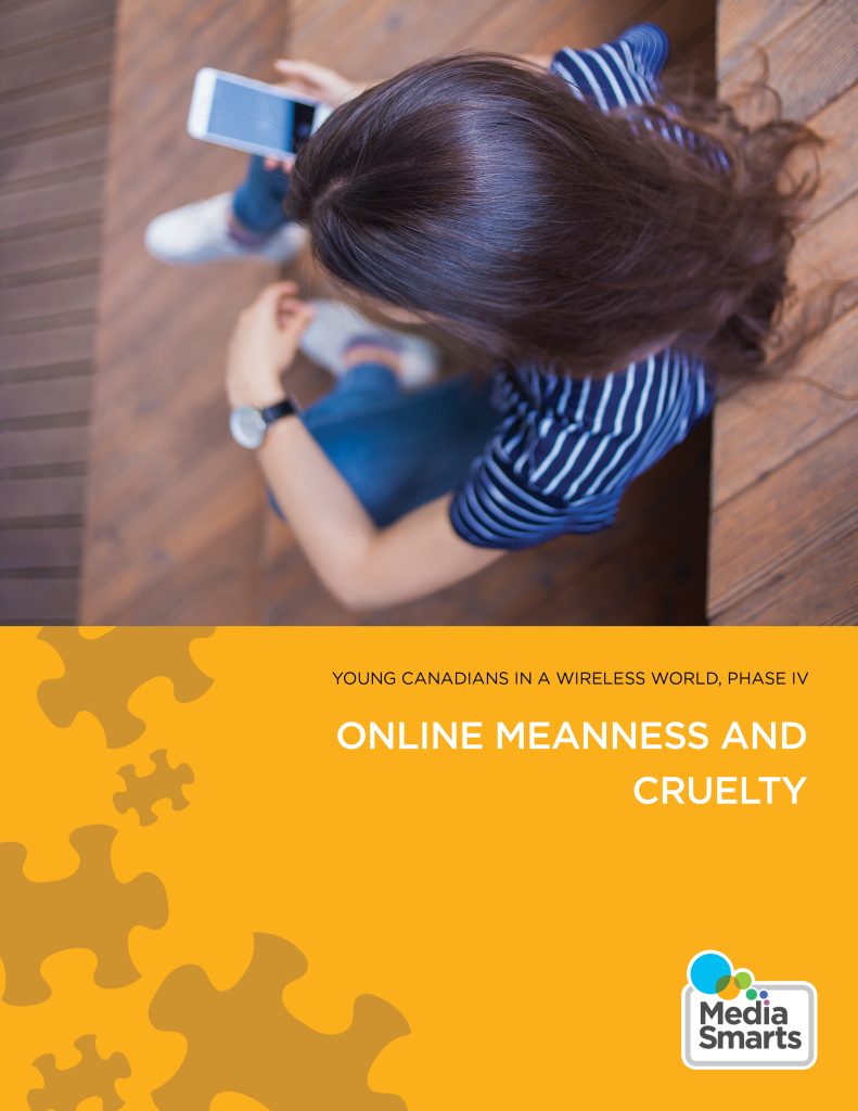 Youthful Canadians in a Wireless Globe, Period IV: On line Meanness and Cruelty