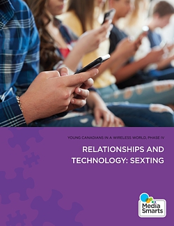 Youthful Canadians in a Wi-fi Globe, Phase IV: Associations and technologies: Sexting