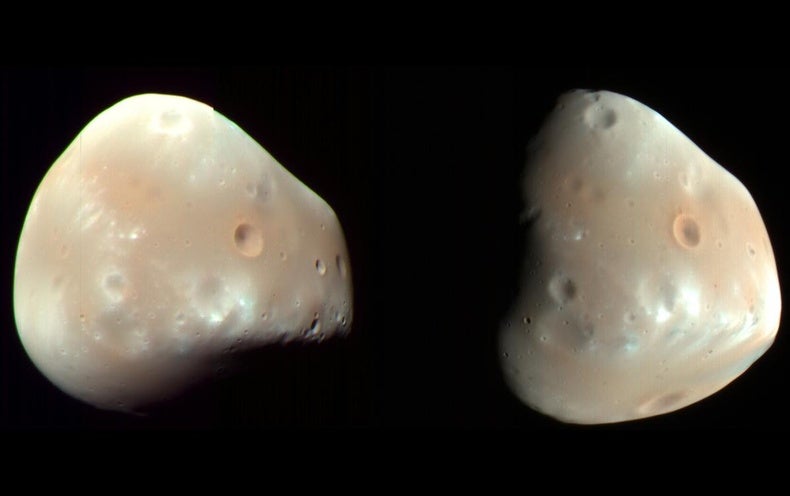 Wherever Did Mars’s Moons Arrive From?