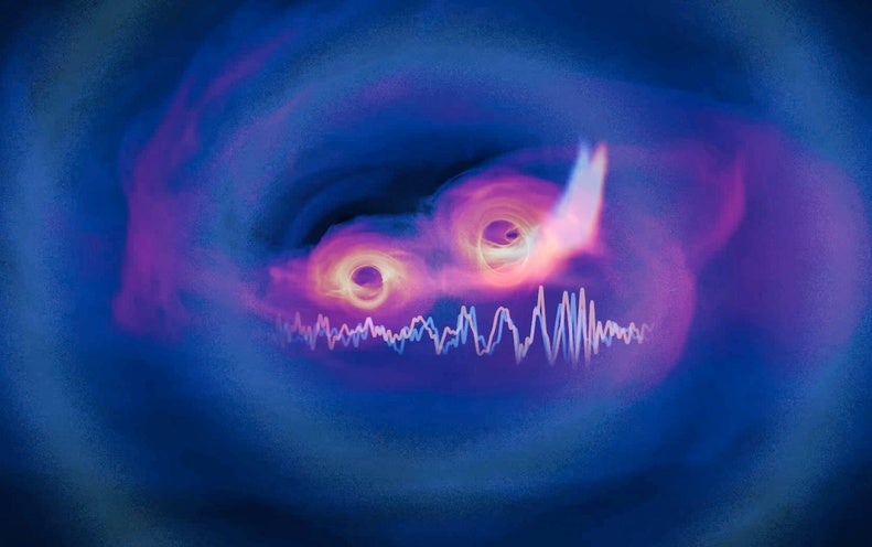 Hear to the Astonishing ‘Chirp’ of Two Black Holes Merging
