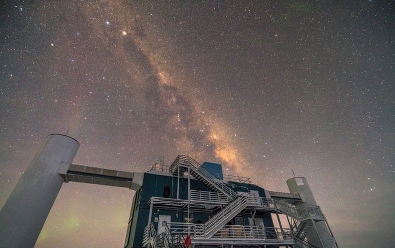 In a To start with, Scientists See Neutrinos Emitted by the Milky Way