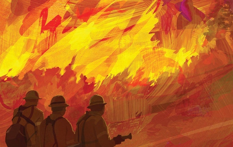 When a Wildfire Burns a Town Created for Extracting Oil