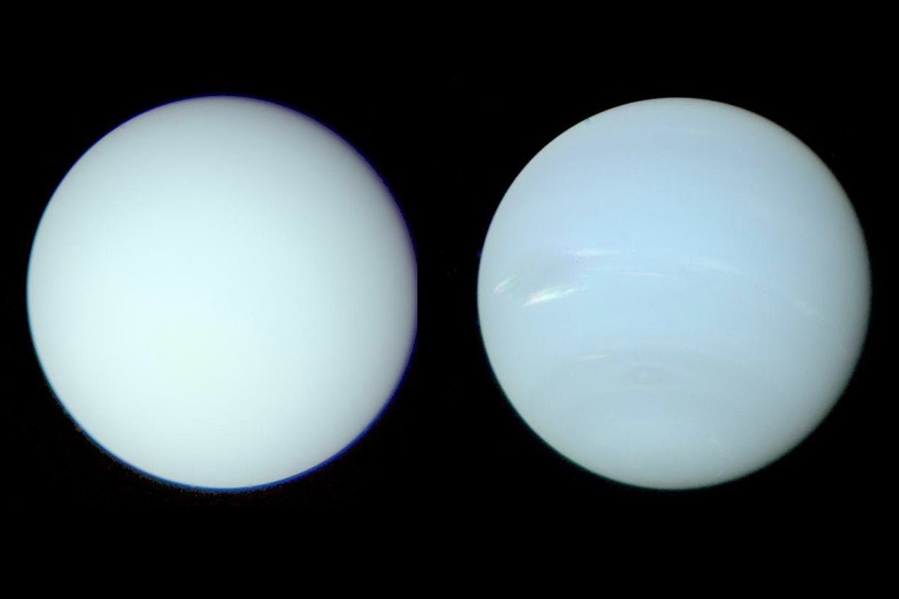 Uranus and Neptune Have Related Hues, New Study Displays